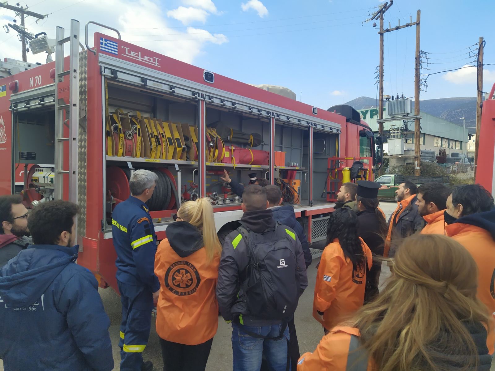 Εκπαίδευση σε Αστική και Δασική Πυρκαγιά - Λαμία
