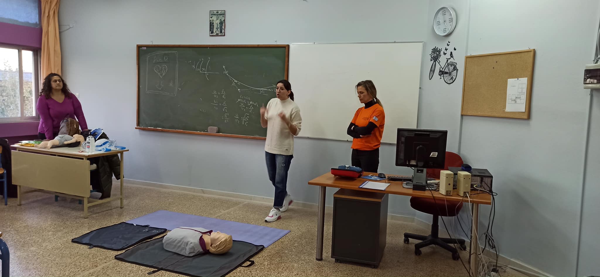 Εκπαίδευση BLS στο ΔΙΕΚ Ιστιαίας–Αιδηψού