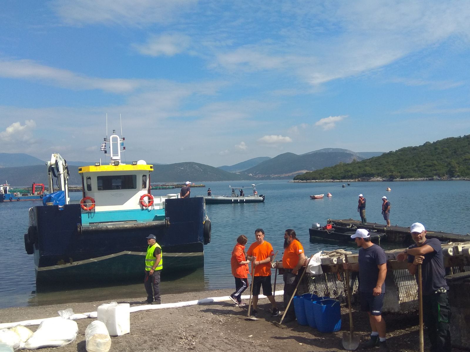 Άσκηση Θαλάσσιας Ρύπανσης του Λιμενικού σε Συνεργασία με Π.Υ.